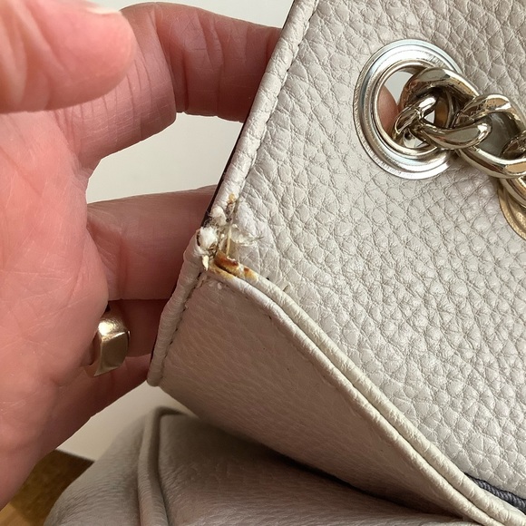 GUESS Bone Korry Crush Shoulder Bag Scandi Girl Style - Picture 13 of 14